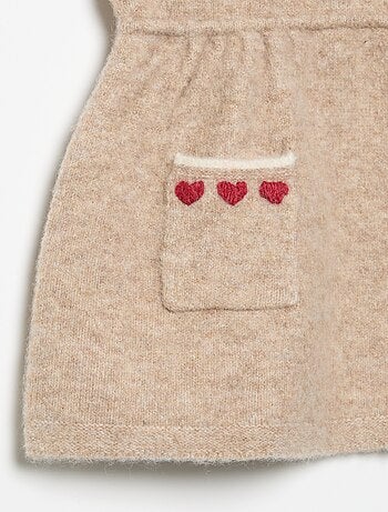 Robe sans manches en tricot