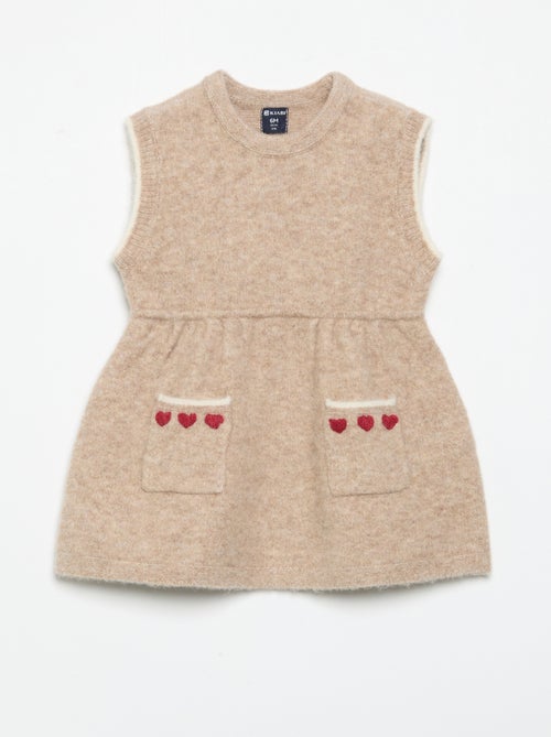 Robe sans manches en tricot - Kiabi Robe sans manches en tricot - Kiabi