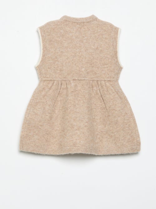 Robe sans manches en tricot - Kiabi Robe sans manches en tricot - Kiabi