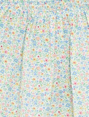 Robe sans manches en voile de coton