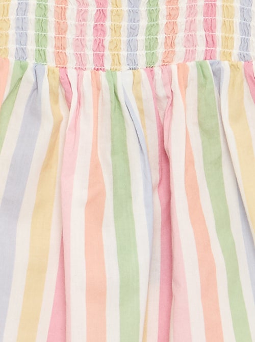 Robe sans manches en voile de coton - Kiabi