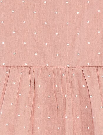 Robe sans manches en voile de coton