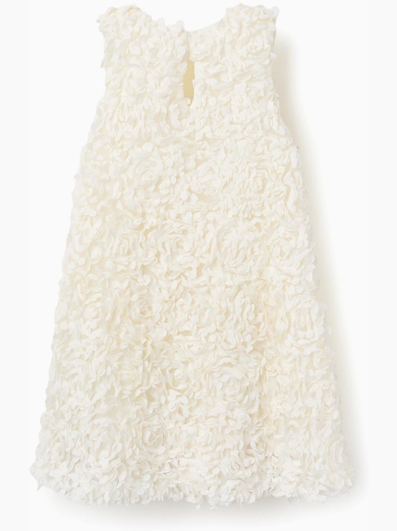 Robe sans manches évasée à fleurs Blanc - Kiabi