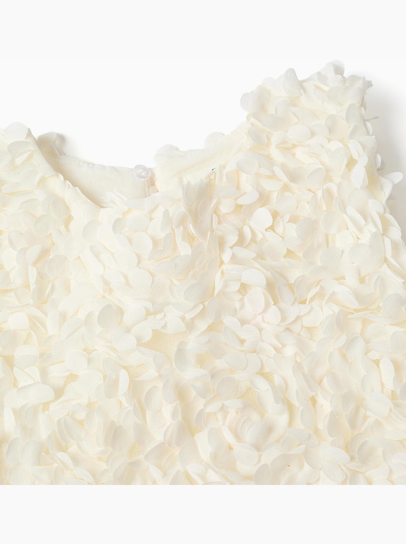 Robe sans manches évasée à fleurs Blanc - Kiabi