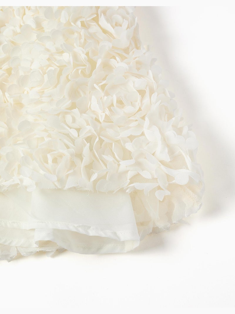 Robe sans manches évasée à fleurs Blanc - Kiabi