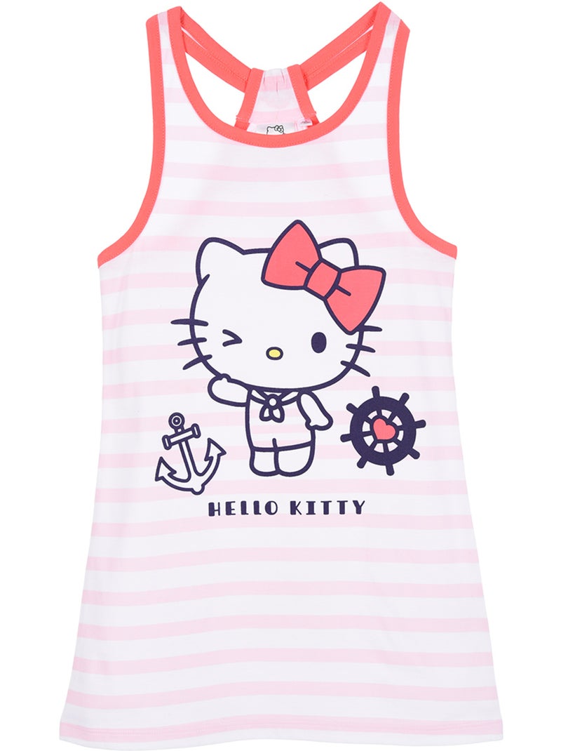 Robe Sans Manches Hello Kitty   | Licence Officielle Rose - Kiabi