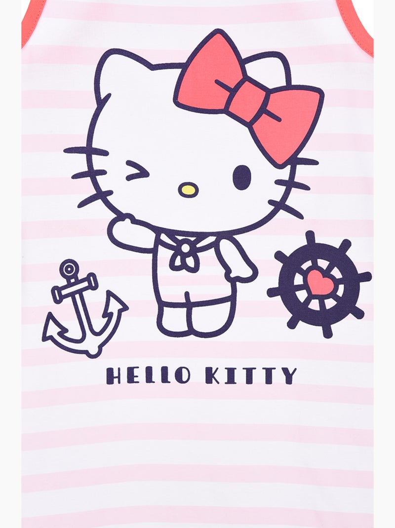 Robe Sans Manches Hello Kitty   | Licence Officielle Rose - Kiabi