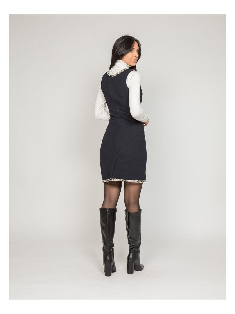 Robe Sans Manches All Saints - Bleu Marine - Taille M (US 8) - Viscose - Occasion Très Bon état
