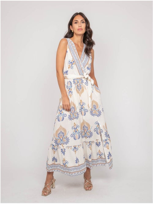 Robe sans manches motif cache-cœur ILDEMA - Kiabi