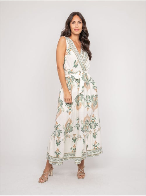 Robe sans manches motif cache-cœur ILDEMA - Kiabi