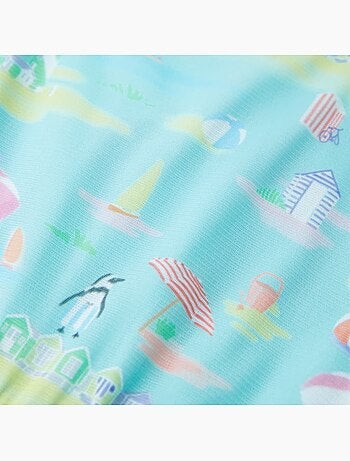 Robe sans manches motif paysage balnéaire - vidaxl