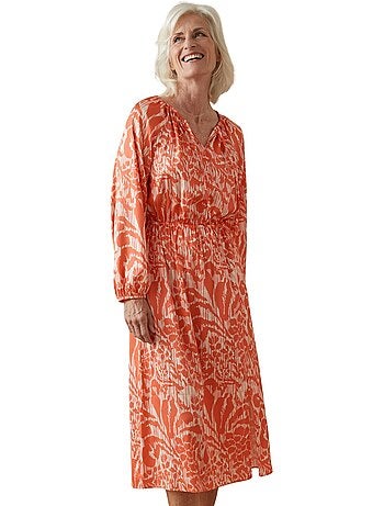 Robe satinée coupe ample - DAXON