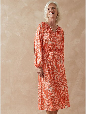 Robe satinée coupe ample - DAXON