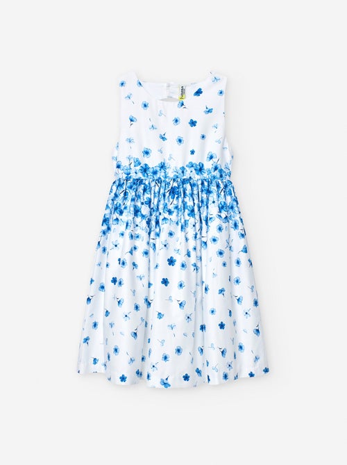 Robe Satinée Florale - Kiabi