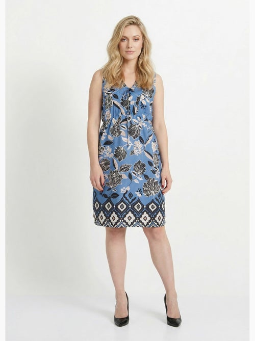 Robe satinée, motif fleurs d'orient - afibel - Kiabi Robe satinée, motif fleurs d'orient - afibel - Kiabi