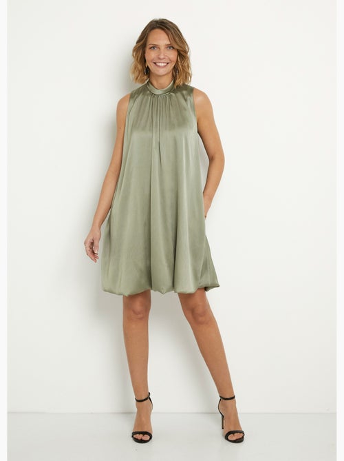 Robe satinée sans manches forme boule - Afibel - Kiabi Robe satinée sans manches forme boule - Afibel - Kiabi
