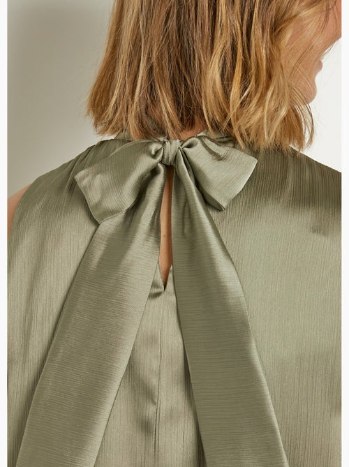 Robe satinée sans manches forme boule - Afibel - Kiabi Robe satinée sans manches forme boule - Afibel - Kiabi