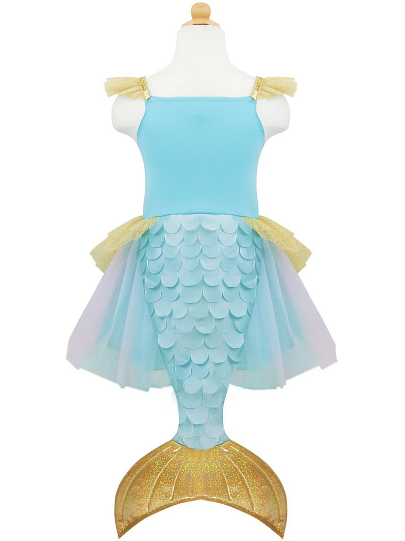Robe sirene avec queue pastel aqua - 3-4 ans Beige - Kiabi