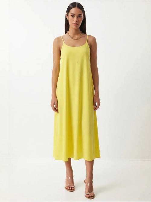 Robe slip midi en popeline de coton istanbul - Kiabi Robe slip midi en popeline de coton istanbul - Kiabi