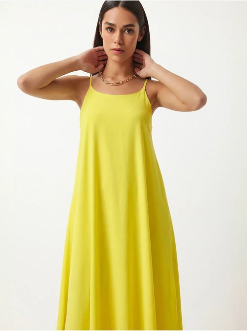 Robe slip midi en popeline de coton istanbul - Kiabi Robe slip midi en popeline de coton istanbul - Kiabi