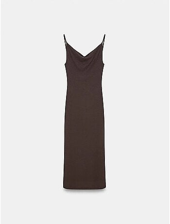 Robe slip midi sans manches dilvin
