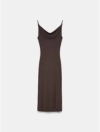 Robe slip midi sans manches dilvin