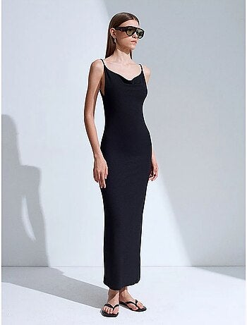Robe slip midi sans manches dilvin