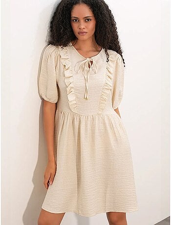 Robe smock mini trapèze femme bdart