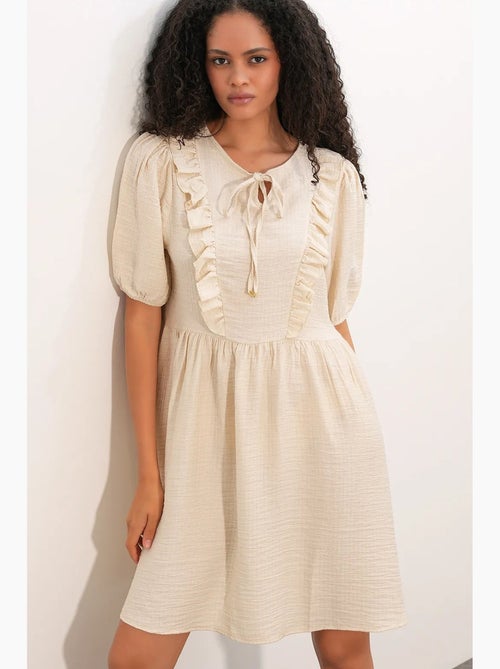 Robe smock mini trapèze femme bdart - Kiabi Robe smock mini trapèze femme bdart - Kiabi