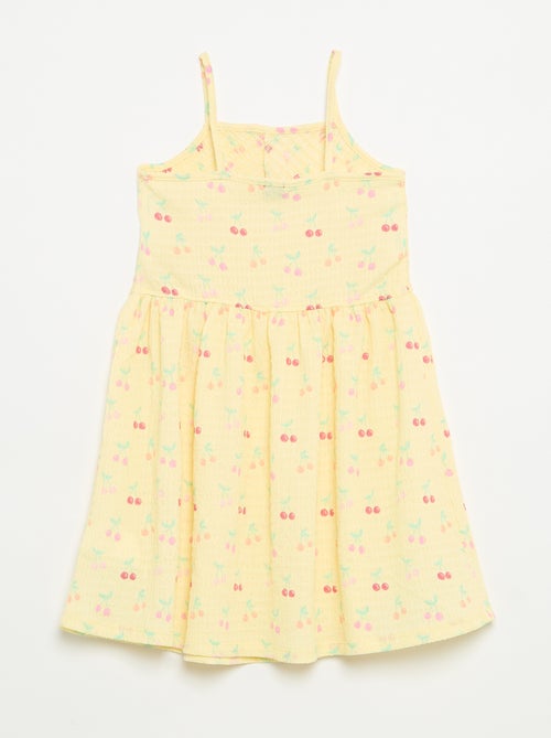 Robe smockée à fines bretelles - Kiabi