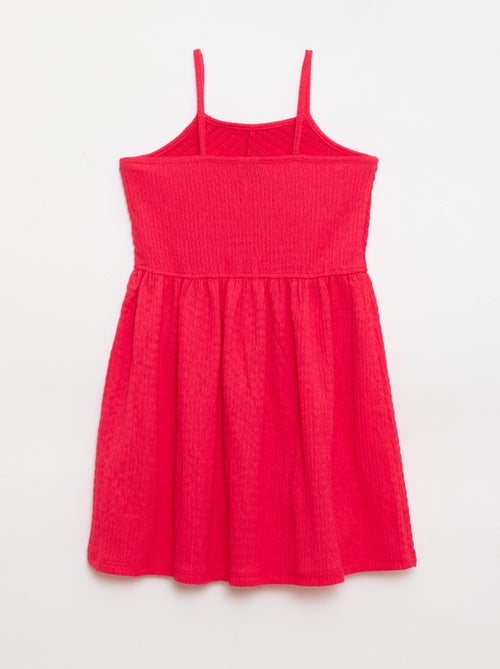 Robe smockée à fines bretelles - Kiabi