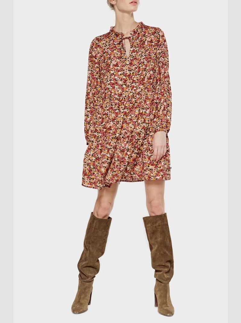 Robe SUN droite 'Le Temps Des Cerises' Rose - Kiabi