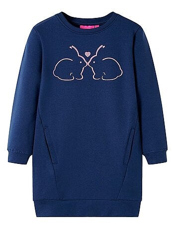 Robe Sweat - shirt Pour Enfants Coton Coton doux et respirant - vidaXL