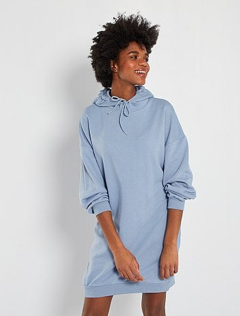 Robe sweat à capuche