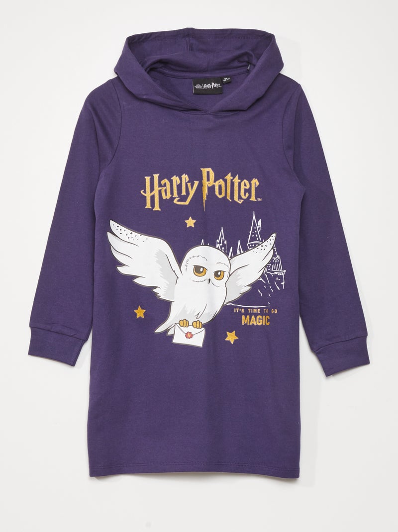 Robe sweat à capuche 'Harry Potter' Bleu marine - Kiabi