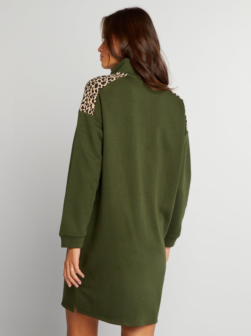 Pull capuche leopard - taille L - Vêtements