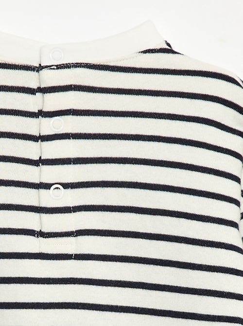 Robe sweat avec effet 2 en 1 à la base - Kiabi