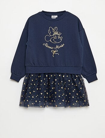 Robe sweat avec effet 2 en 1 à la base 'Minnie' 'Disney'