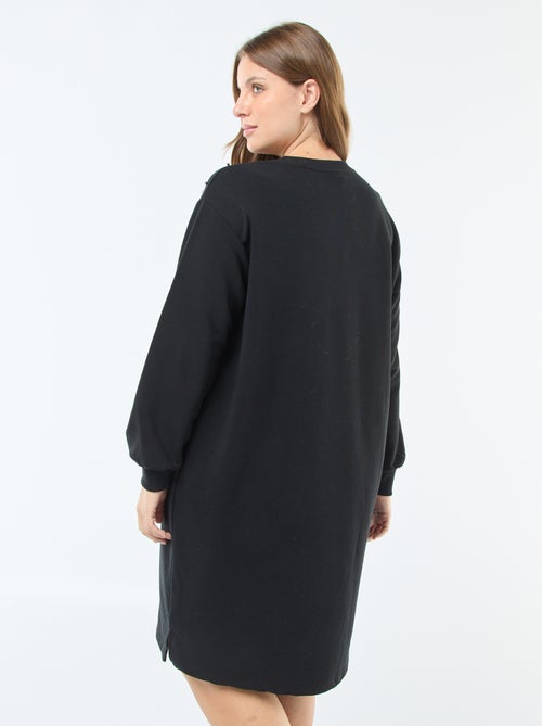 Robe sweat avec perles fantaisies 'Only Carmakoma' - Kiabi