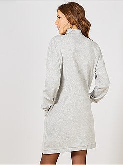 Robe sweat col montant - Kiabi