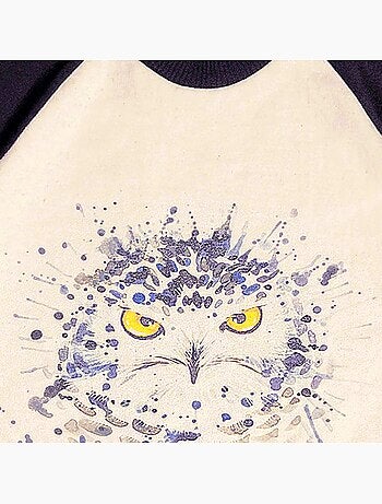 Robe Sweat Coton et Imprimé Chouette THE OWL - La Faute à Voltaire