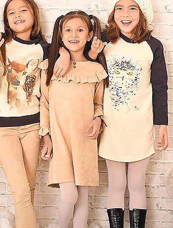 Robe Sweat Coton et Imprimé Chouette THE OWL - La Faute à Voltaire
