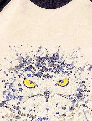 Robe Sweat Coton et Imprimé Chouette THE OWL - La Faute à Voltaire