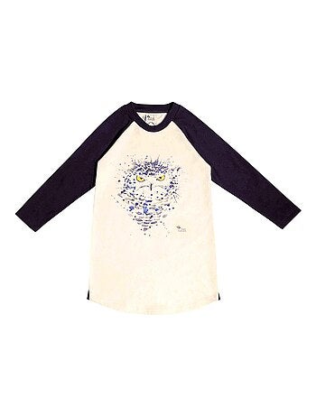 Robe Sweat Coton et Imprimé Chouette THE OWL - La Faute à Voltaire