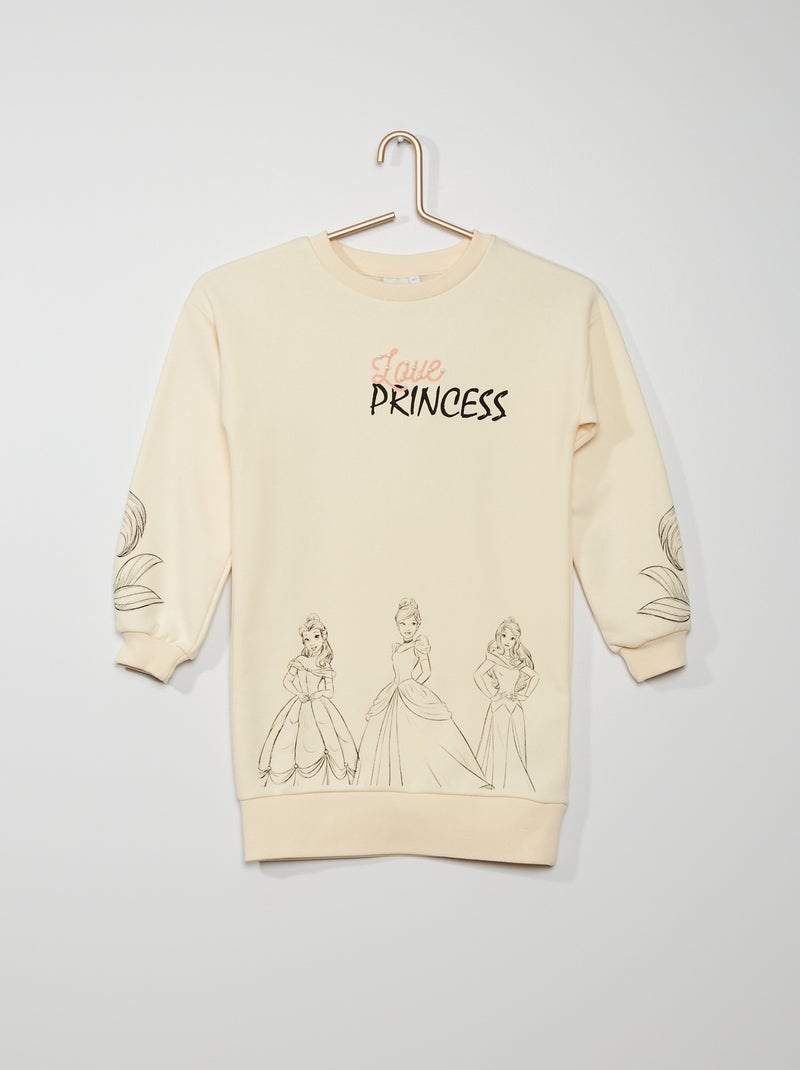 Robe sweat 'Disney' beige - Kiabi