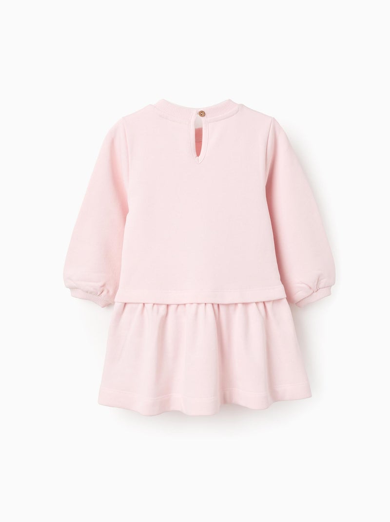 Robe-Sweat en Coton Minnie Rose clair - Kiabi