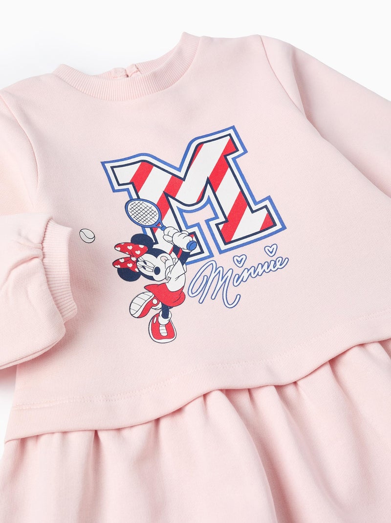 Robe-Sweat en Coton Minnie Rose clair - Kiabi
