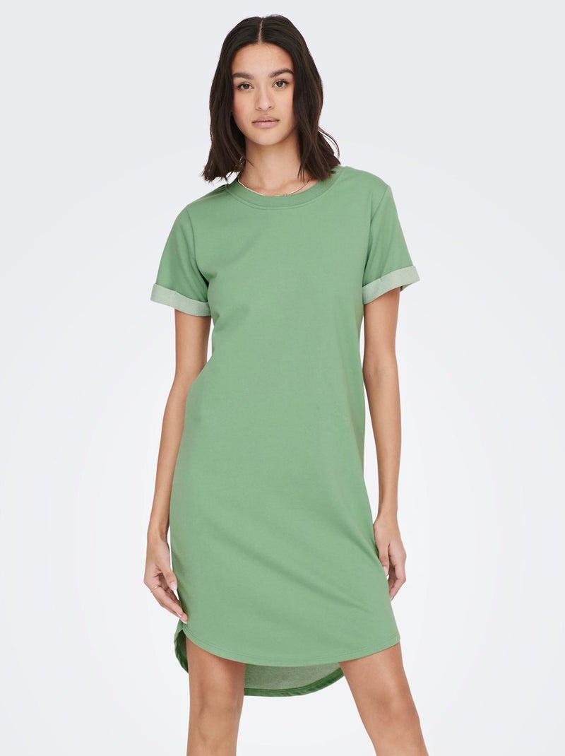 Robe sweat en jersey 'JDY' VERT - Kiabi