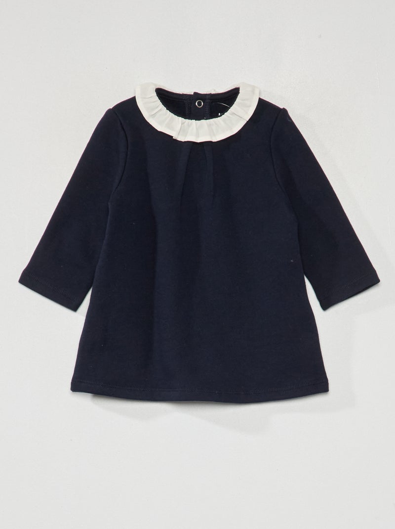 Robe sweat en molleton Marine - Kiabi
