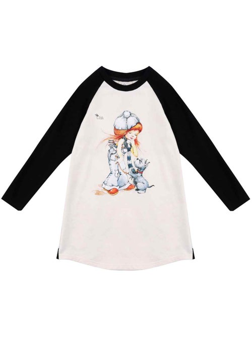Robe Sweat   et  Dessin Poulbot  BABY - La Faute à Voltaire - Kiabi